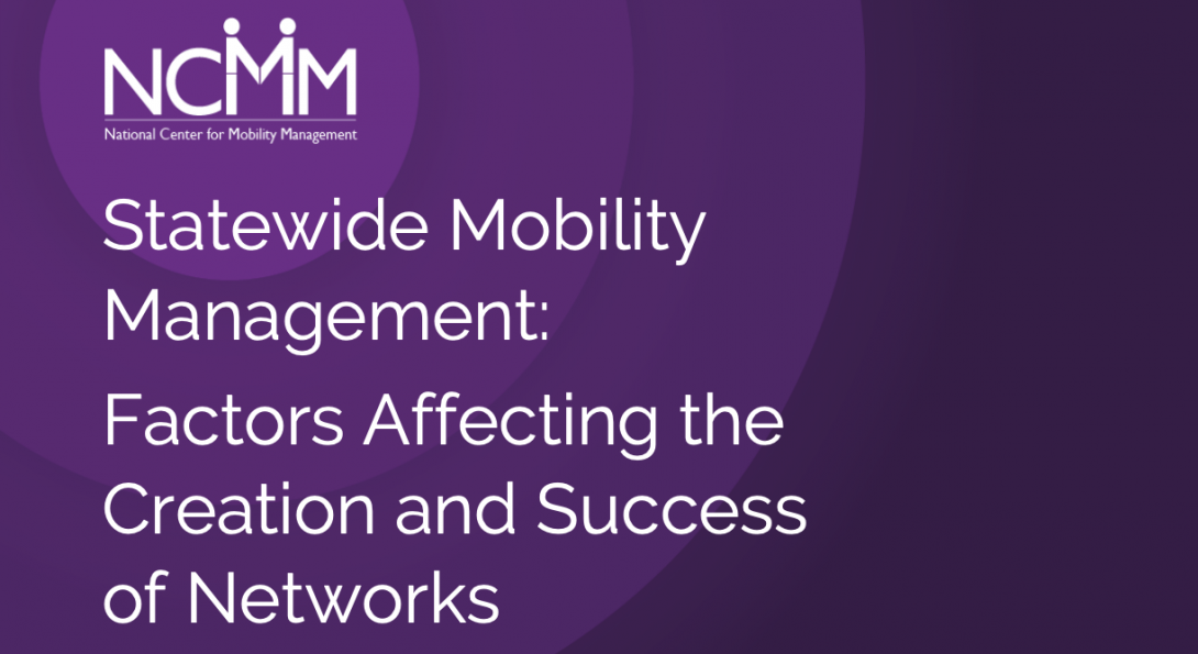 Cover of Statewide Mobility Management: Factors Affecting the Creation and Success of Networks