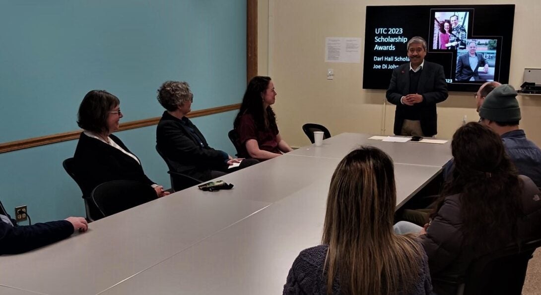 The UTC administered two scholarship awards in a reception April 25, 2023